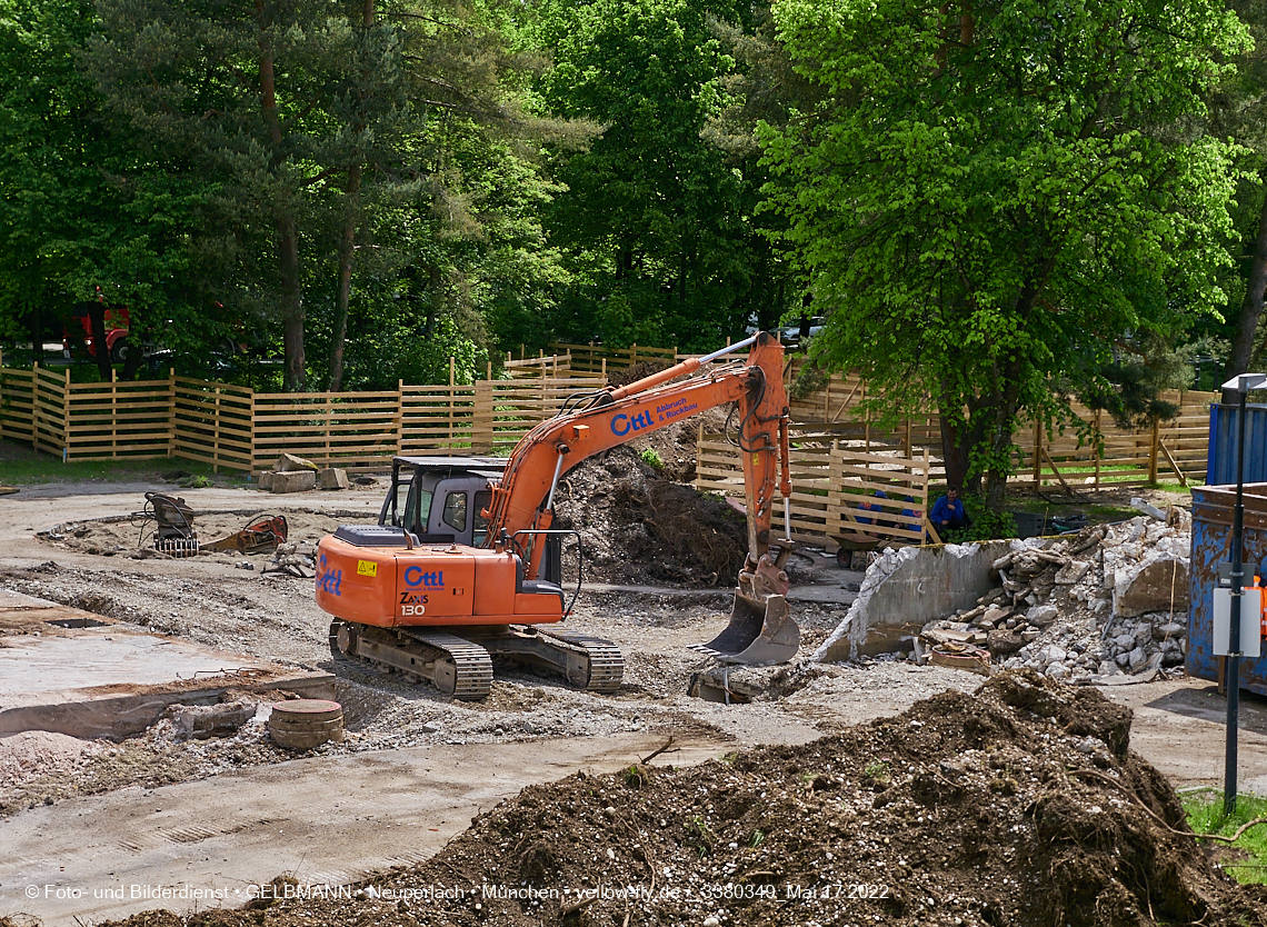 17.05.2022 - Baustelle am Haus für Kinder in Neuperlach